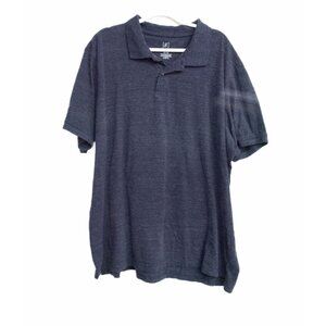Mens George Navy Blue Polo Shirt Size 3XL Cotton Blend
